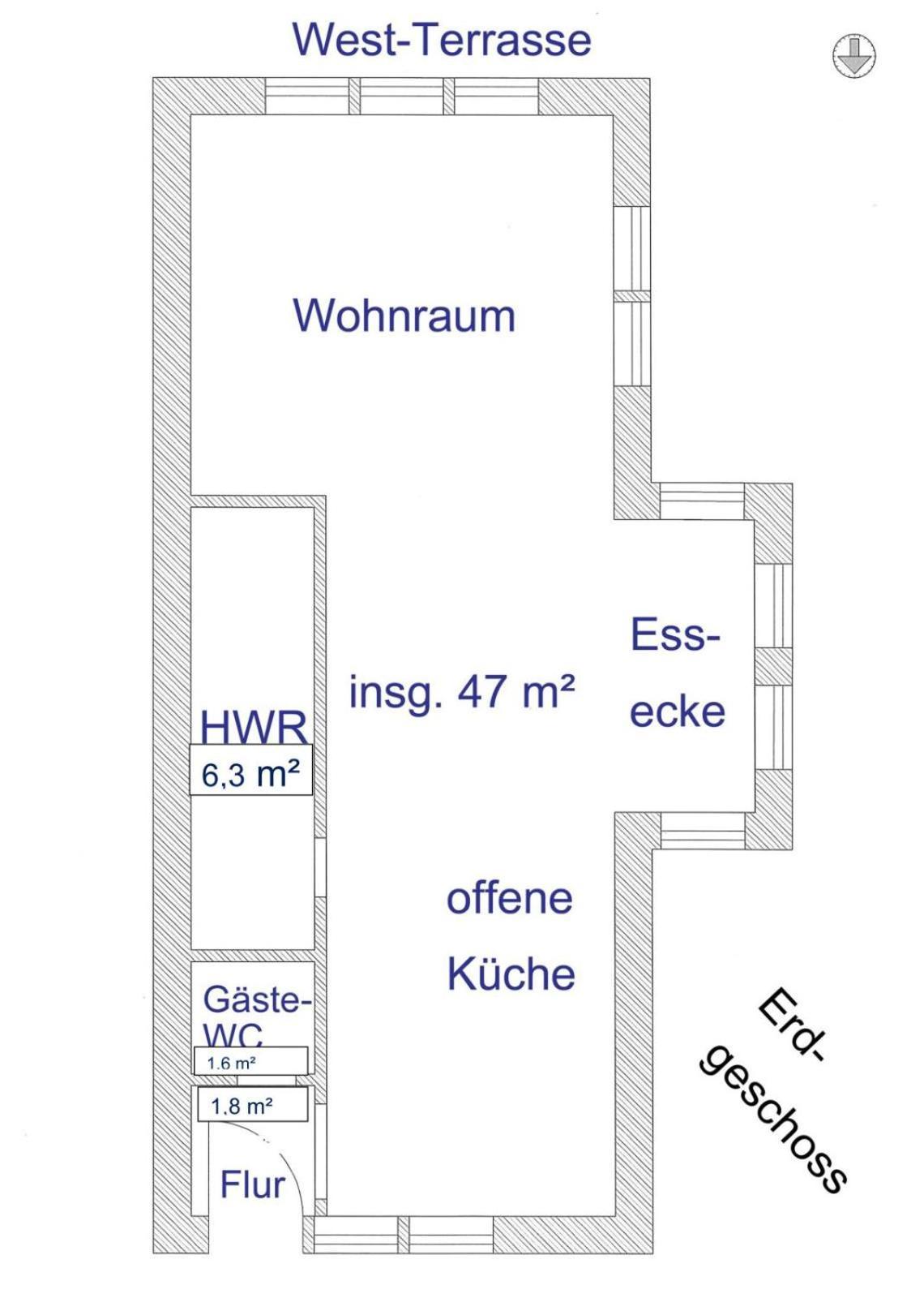 Villa Hus Im Lee Un Luv Olpenitz Exterior foto